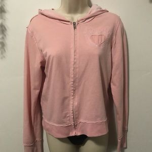 Vintage Y2K bubblegum pink zip up jacket.